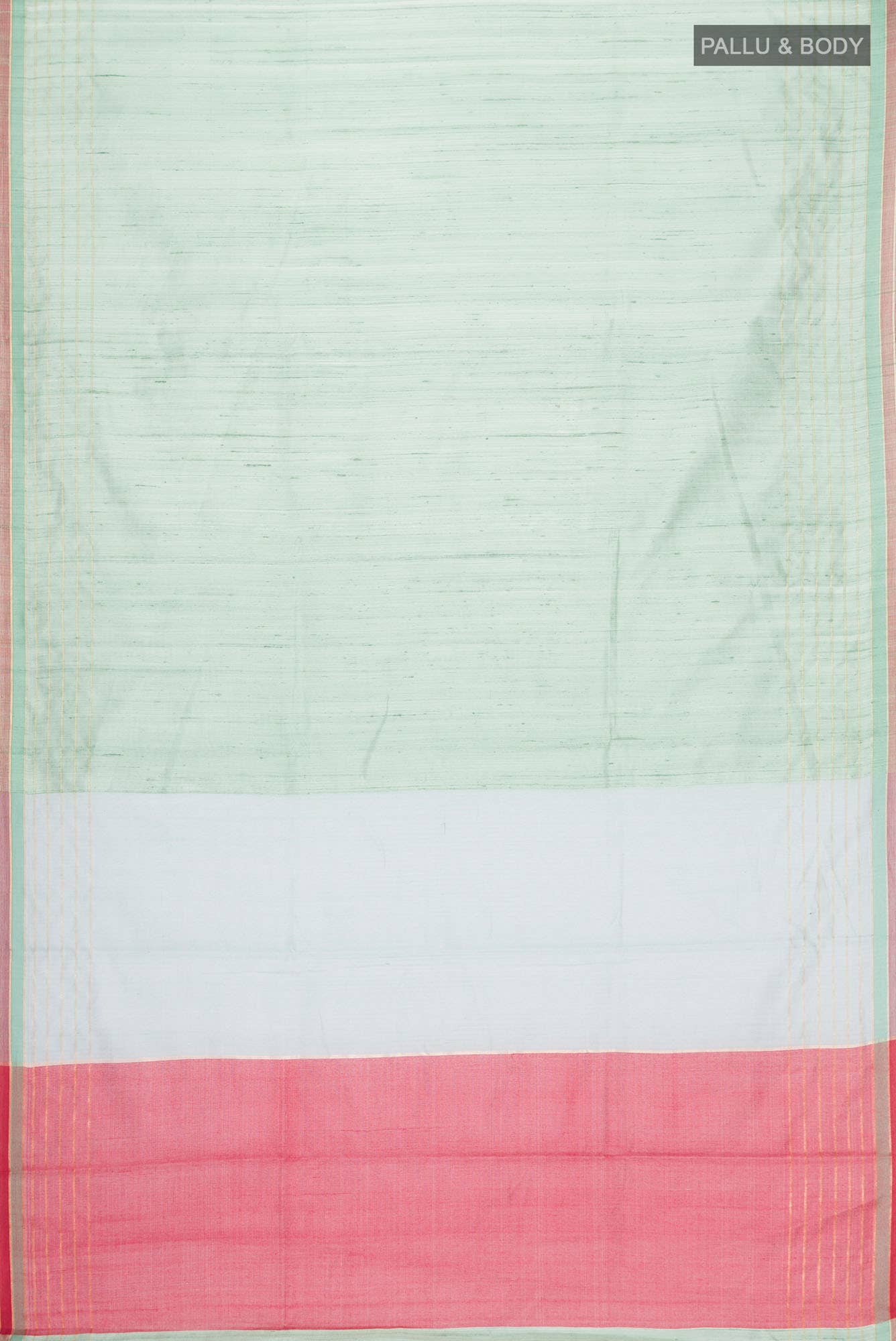 Erina-Mint Green Bhagalpuri Tussar Silk Saree