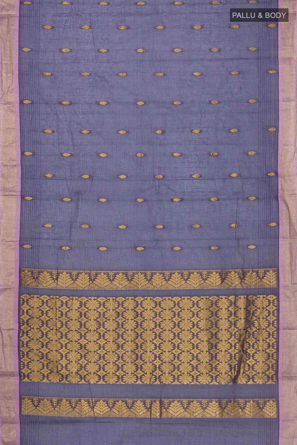 Blue Kanchi Cotton Saree