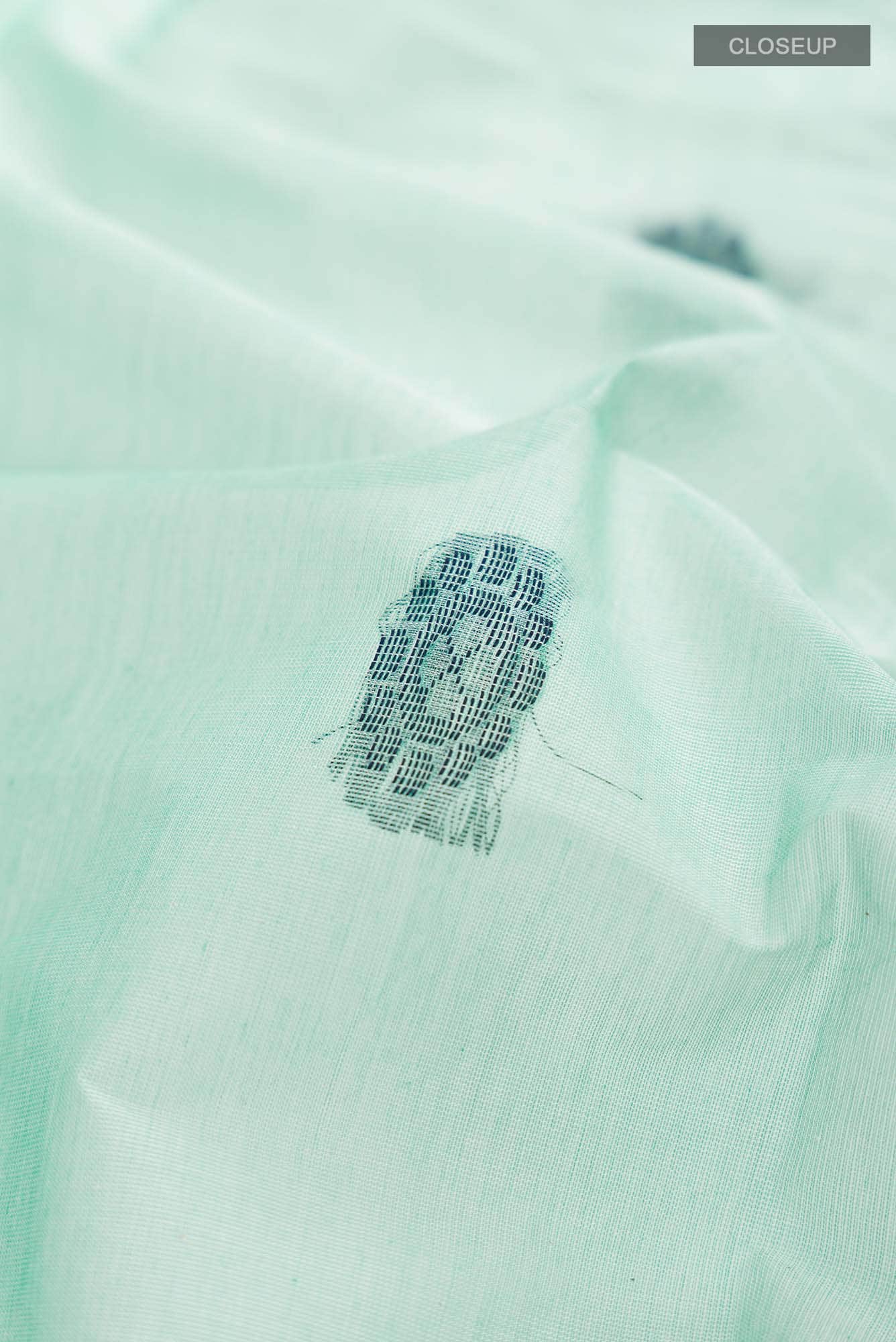 Sea Green Kanchi Cotton Saree