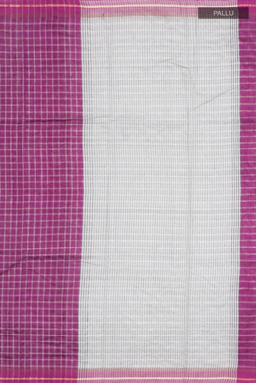Metallic Magenta-Magenta Bhagalpuri Tussar Silk Saree