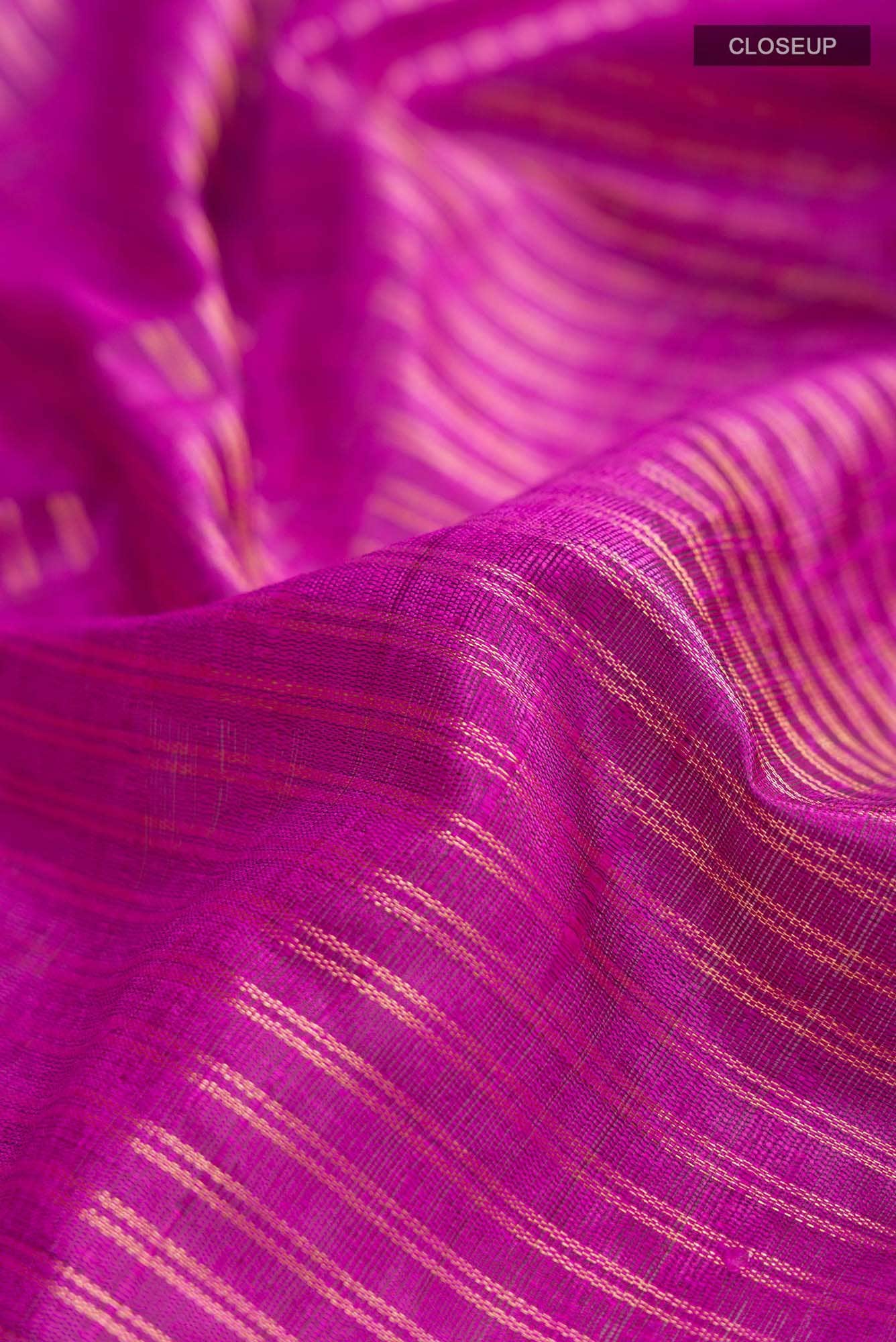 Akira-Dark Pink Bhagalpuri Tussar Silk Saree