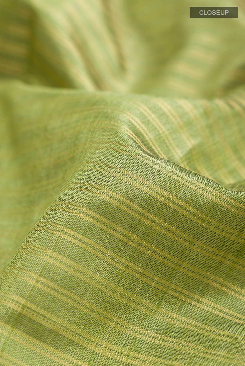 Akira-Olive Green Bhagalpuri Tussar Silk Saree