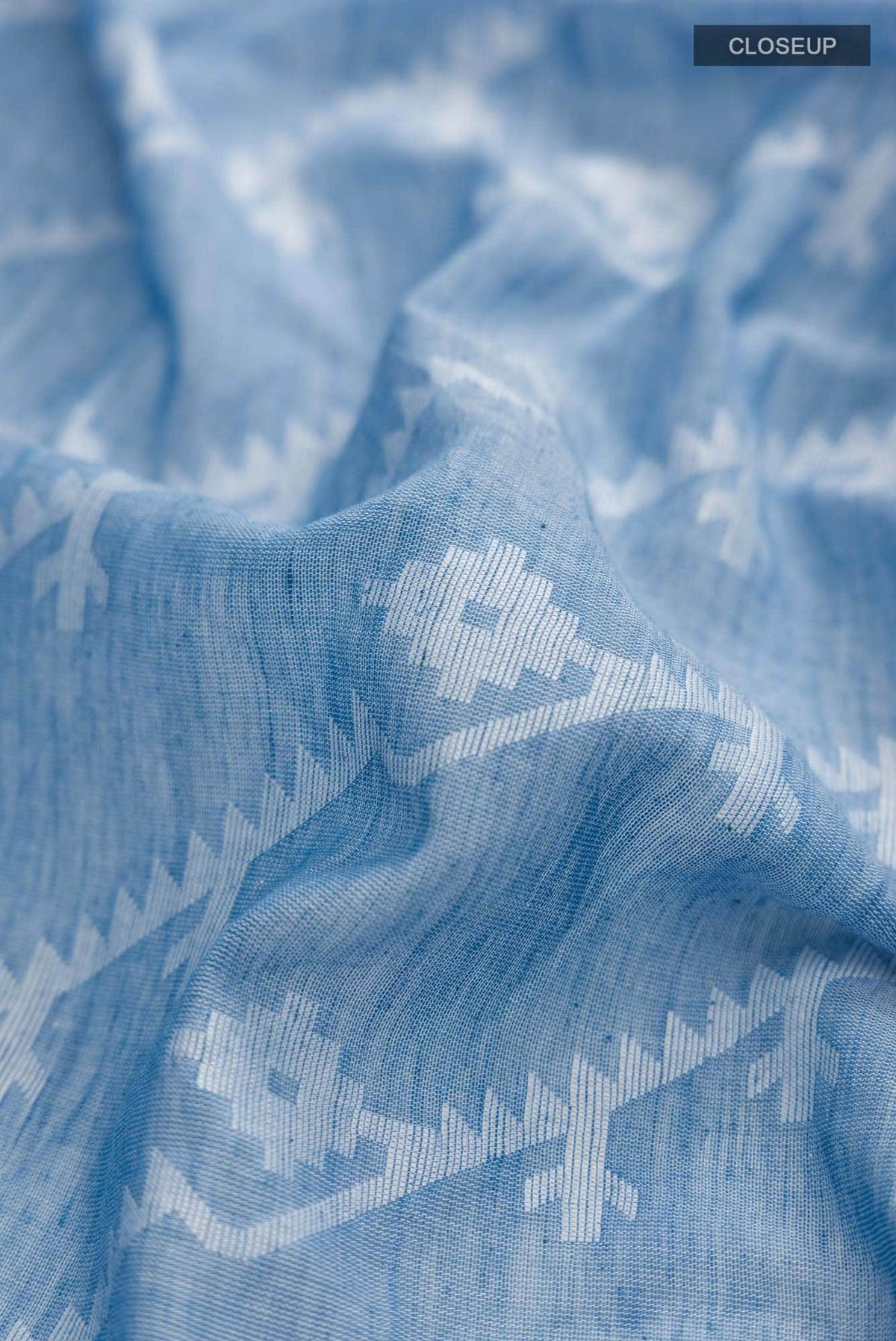 Bimala-Dusty Blue Bengal Cotton Saree