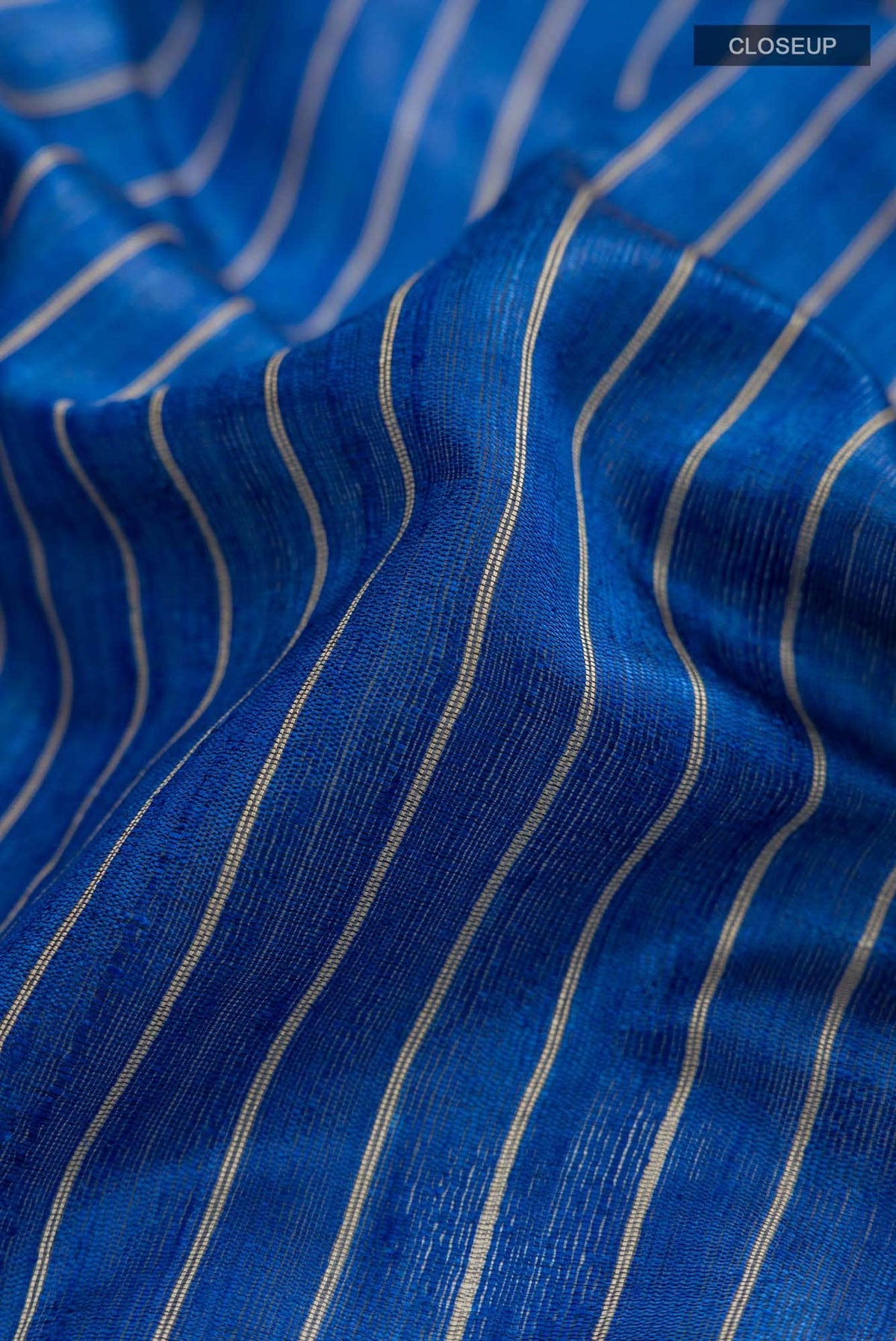Avni-Royal Blue Bhagalpuri Tussar Silk Saree