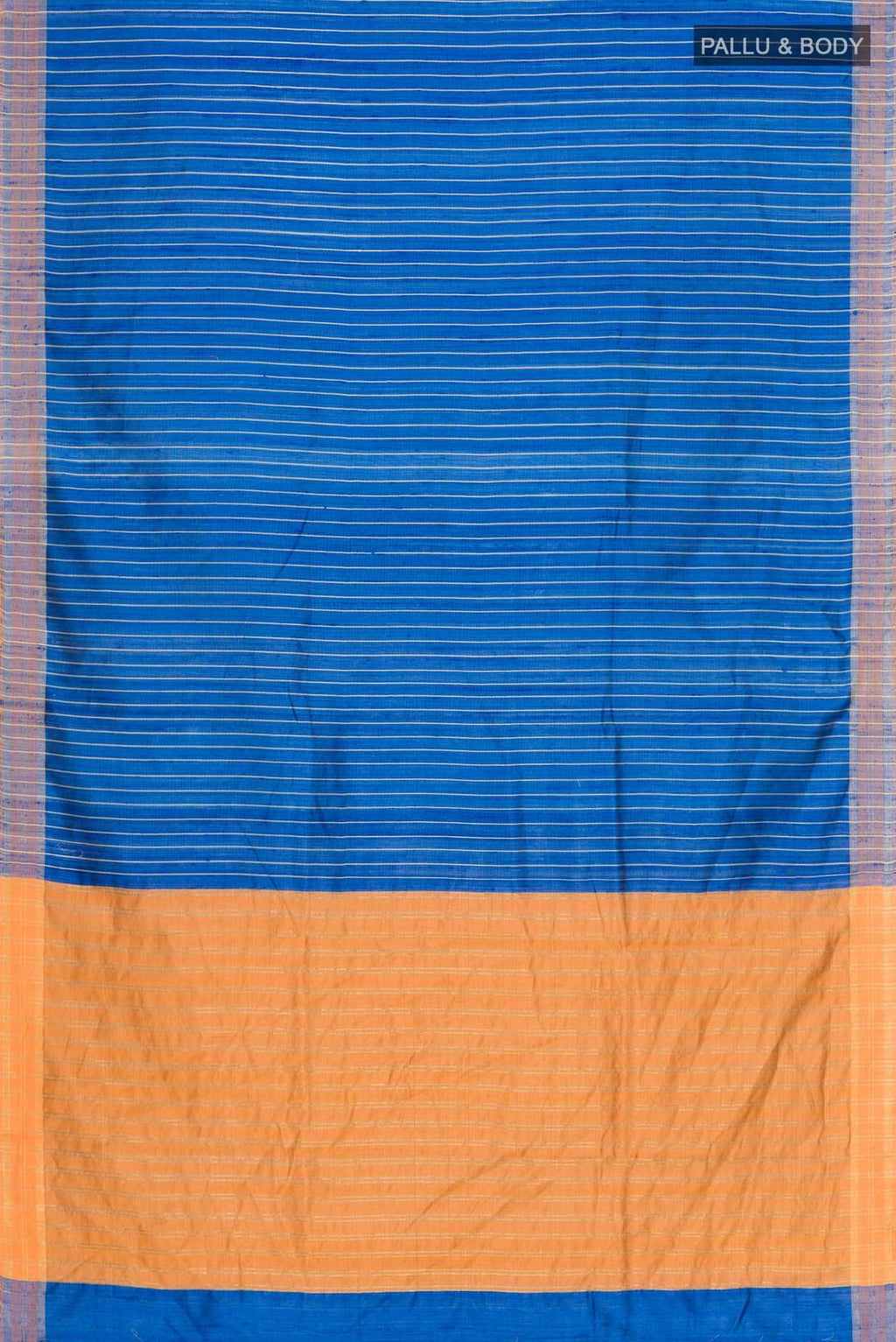 Avni-Royal Blue Bhagalpuri Tussar Silk Saree