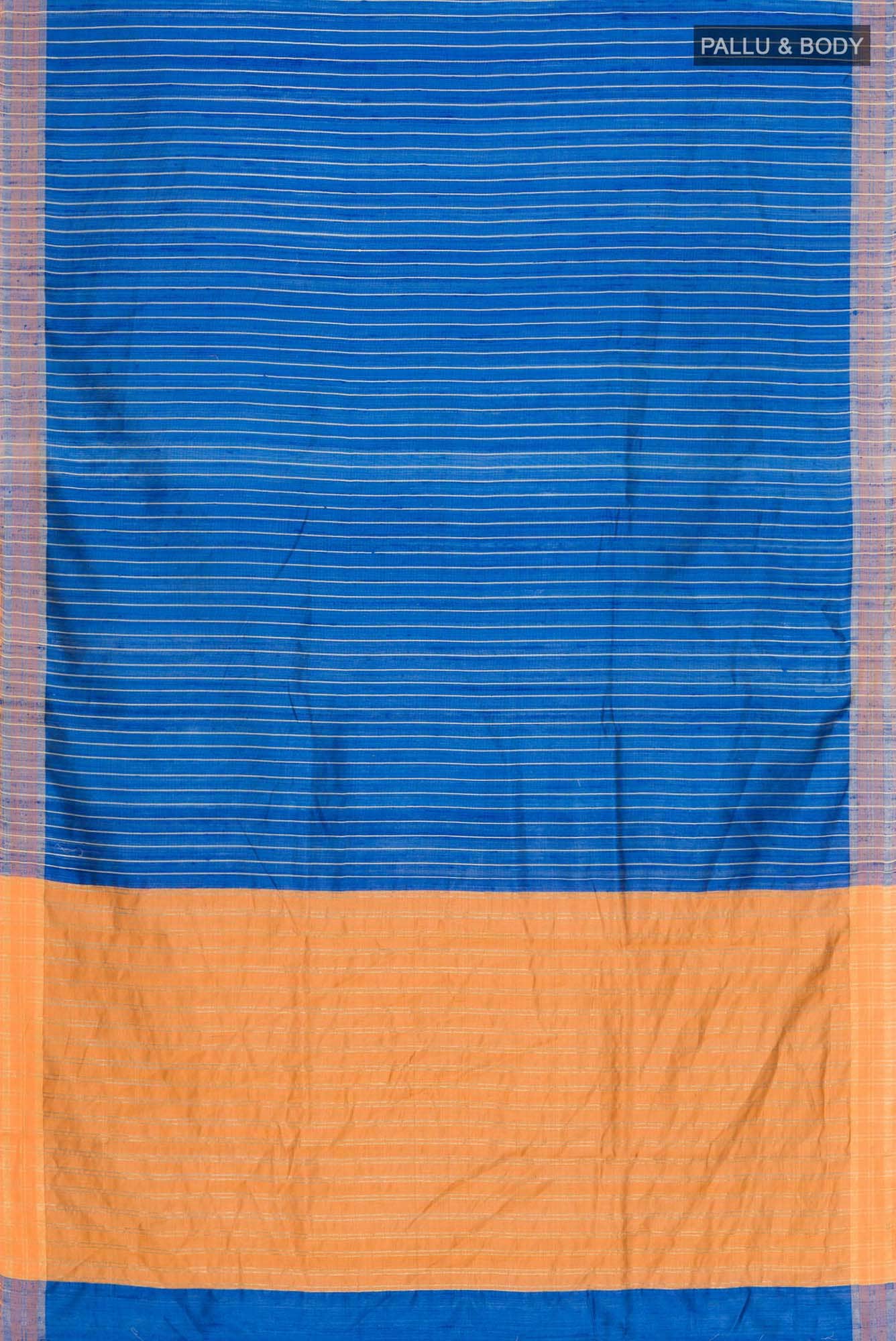 Avni-Royal Blue Bhagalpuri Tussar Silk Saree