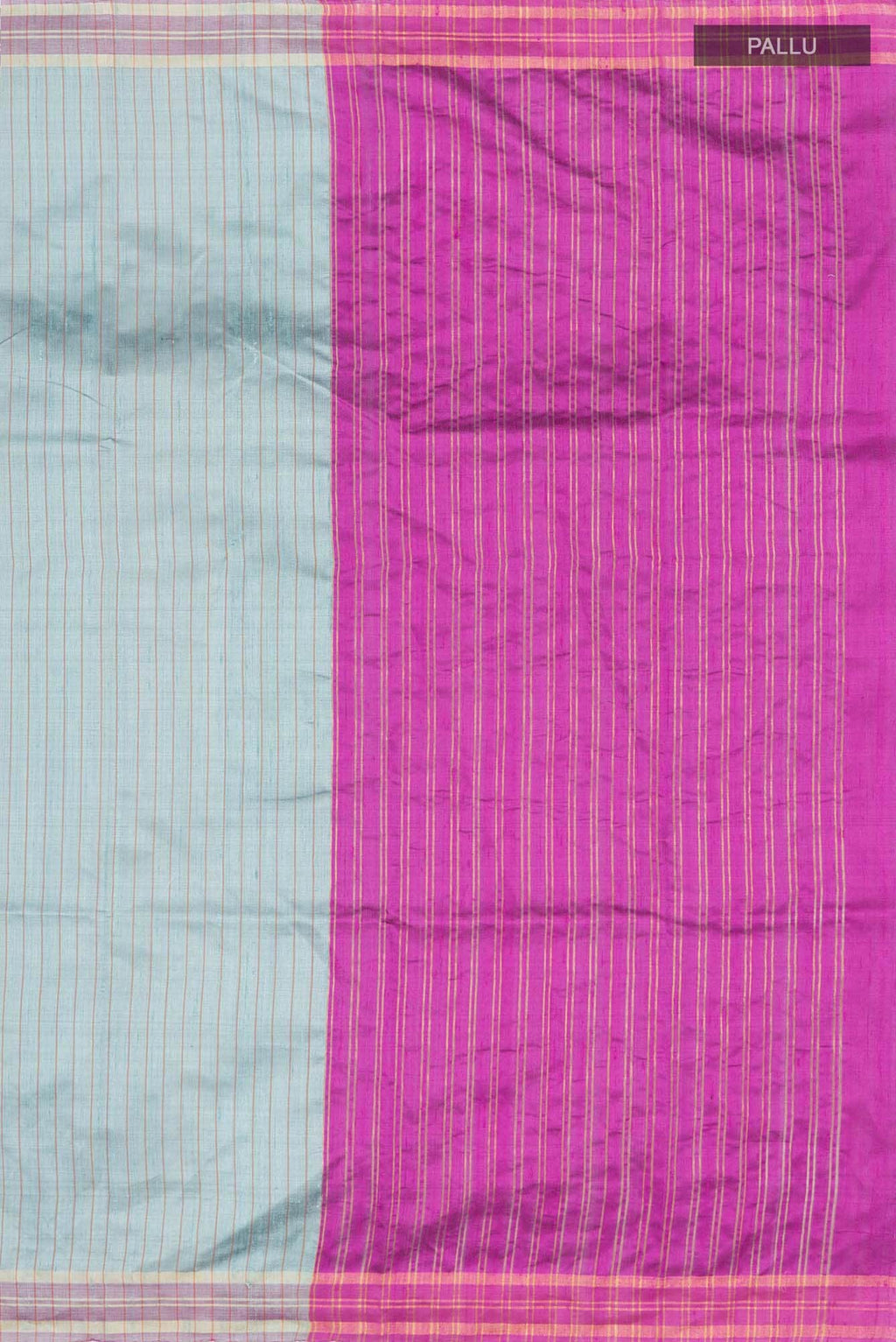 Avni-Blue Grey Bhagalpuri Tussar Silk Saree