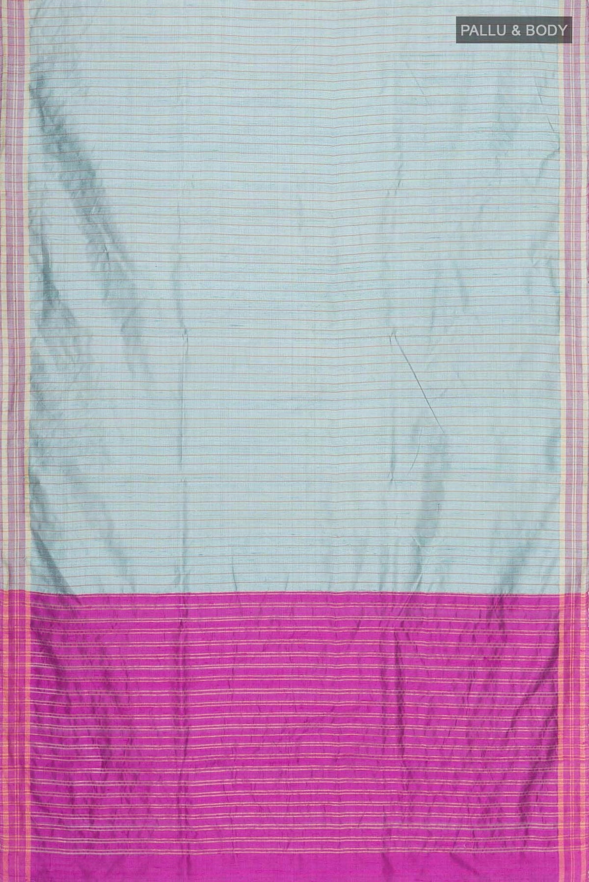 Avni-Blue Grey Bhagalpuri Tussar Silk Saree