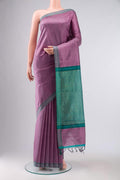 Kruti-Mauve Bhagalpuri Tussar Silk Saree