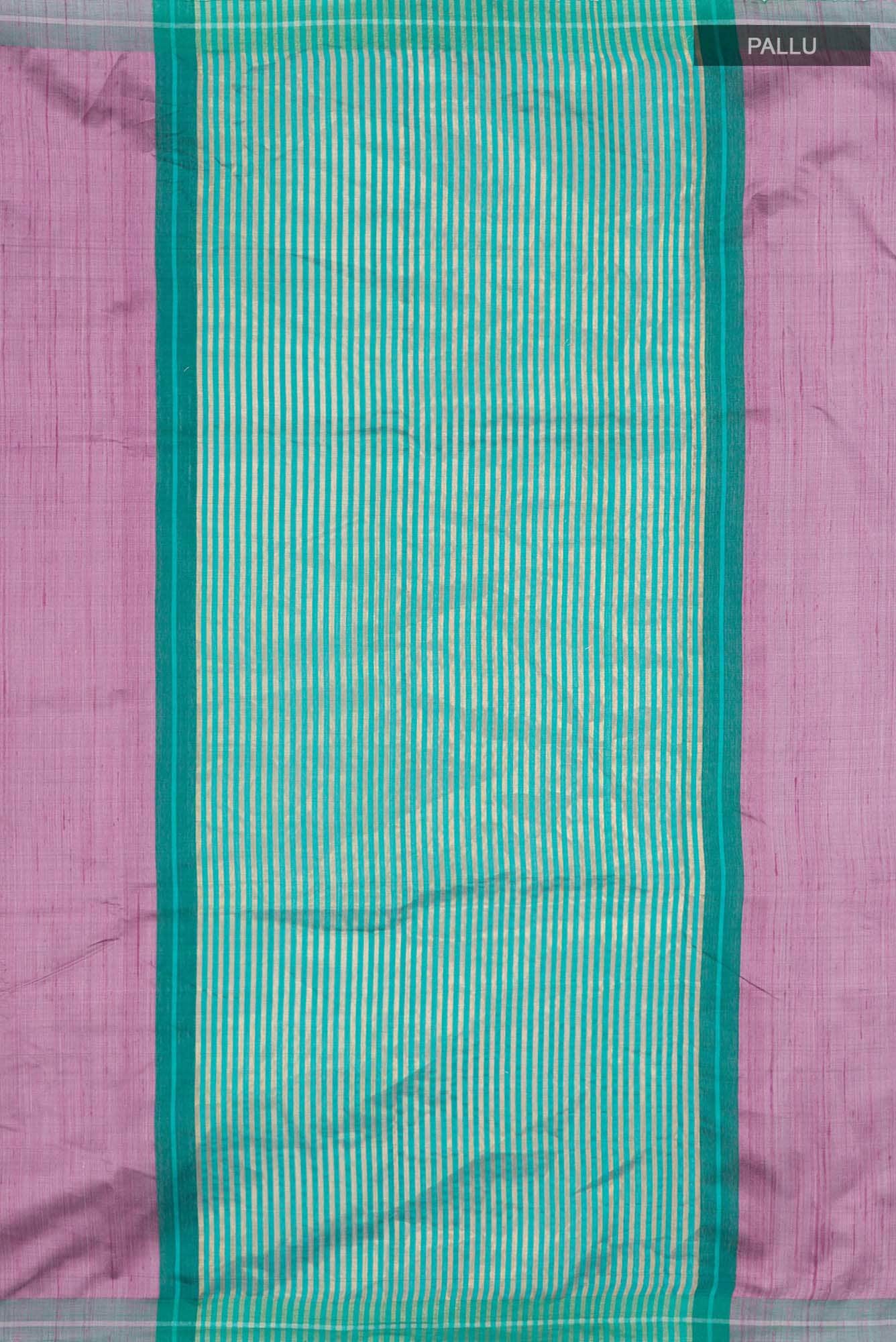 Kruti-Mauve Bhagalpuri Tussar Silk Saree