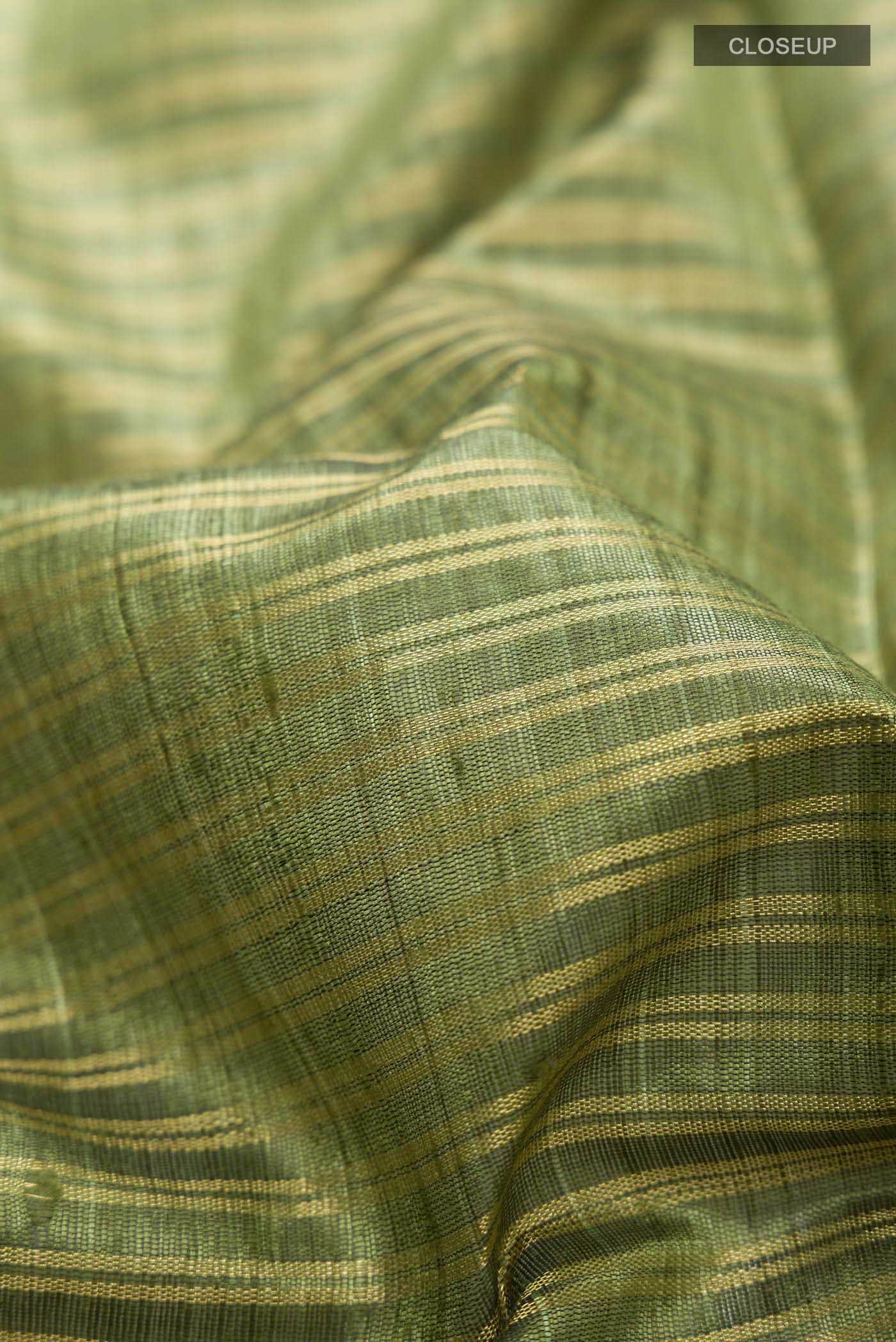 Akira-Green Bhagalpuri Tussar Silk Saree