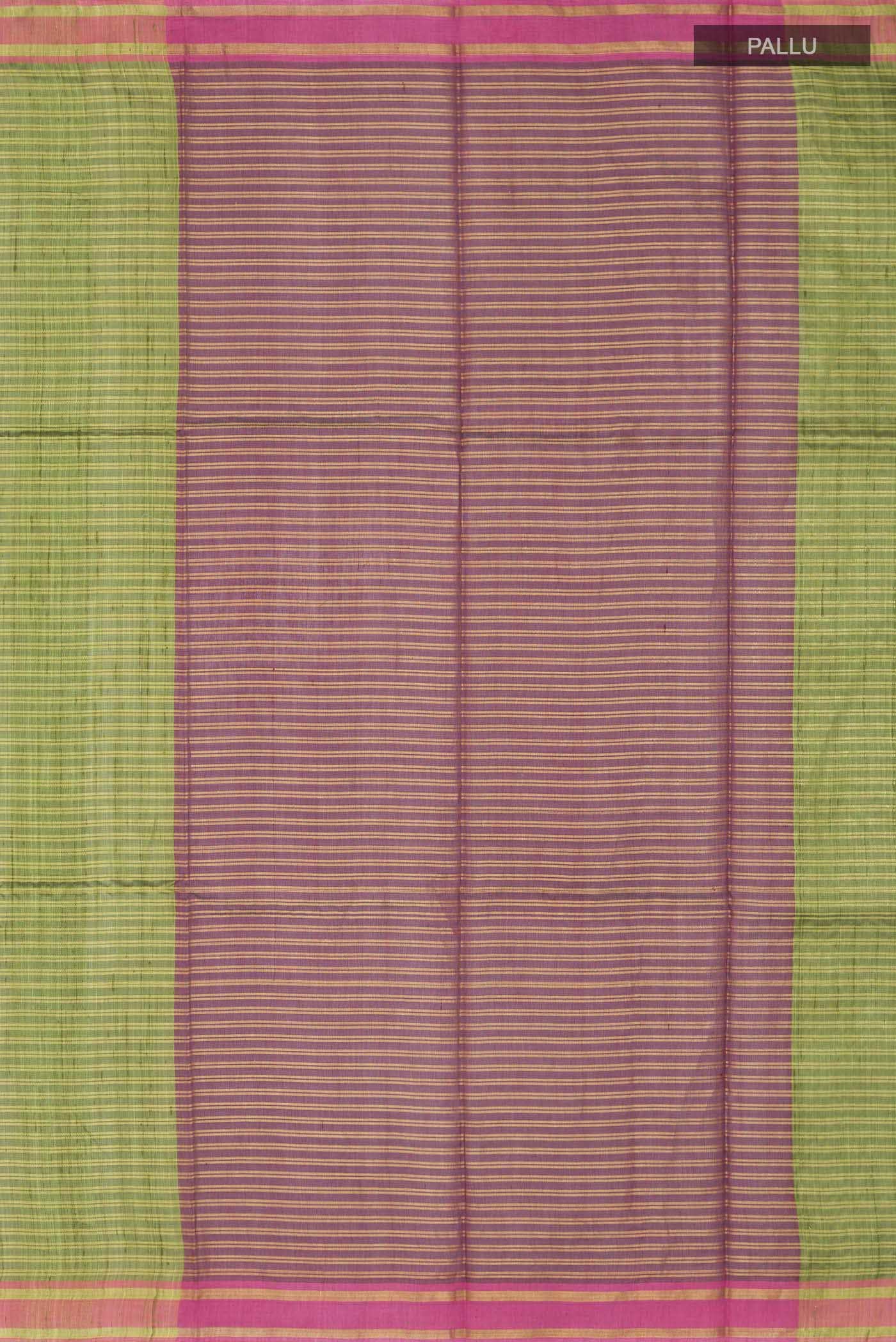 Akira-Green Bhagalpuri Tussar Silk Saree