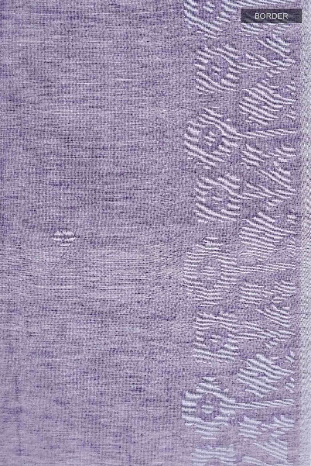 Parmoita-Violet Bengal Cotton Saree
