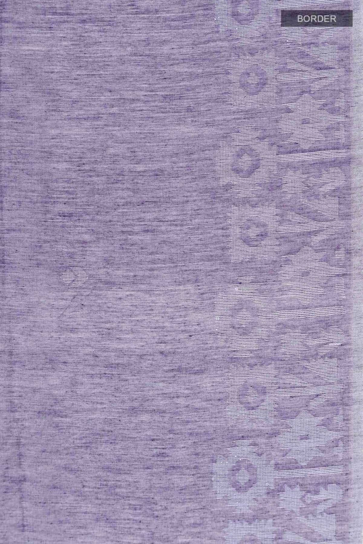 Parmoita-Violet Bengal Cotton Saree
