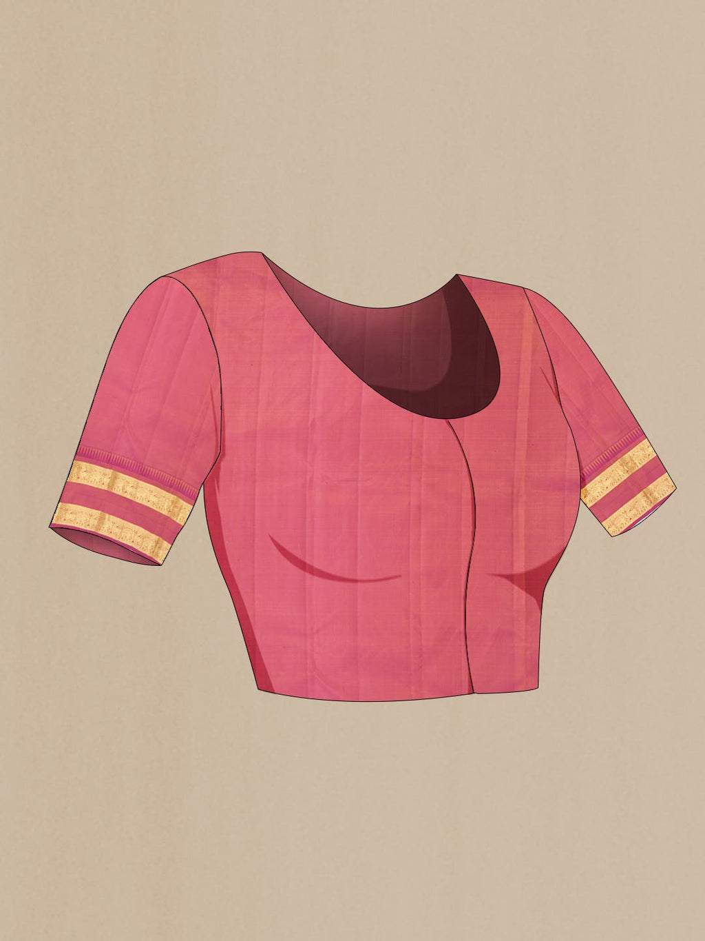 Vaidehi-Mustard Yellow Kanchipuram Silk Saree