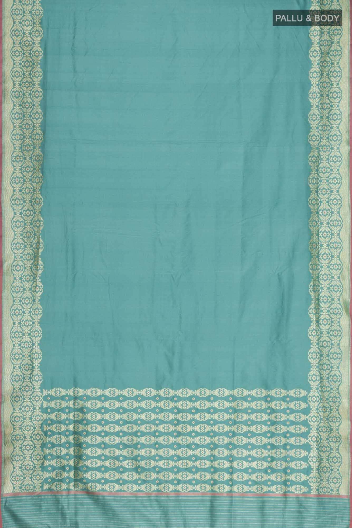 Suhasini-Green Banarasi Silk Saree