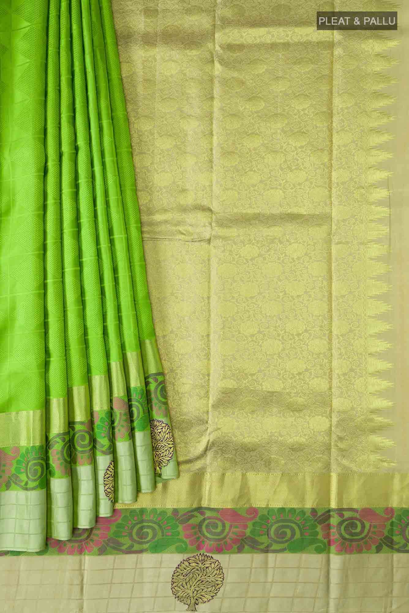 Green Kanchipuram Silk Saree