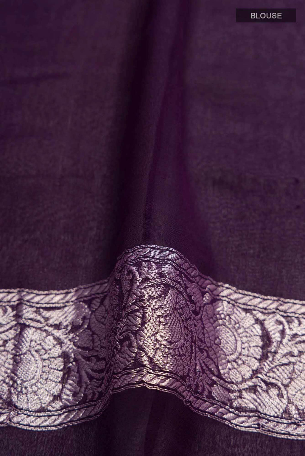 Blue Banarasi Georgette Saree