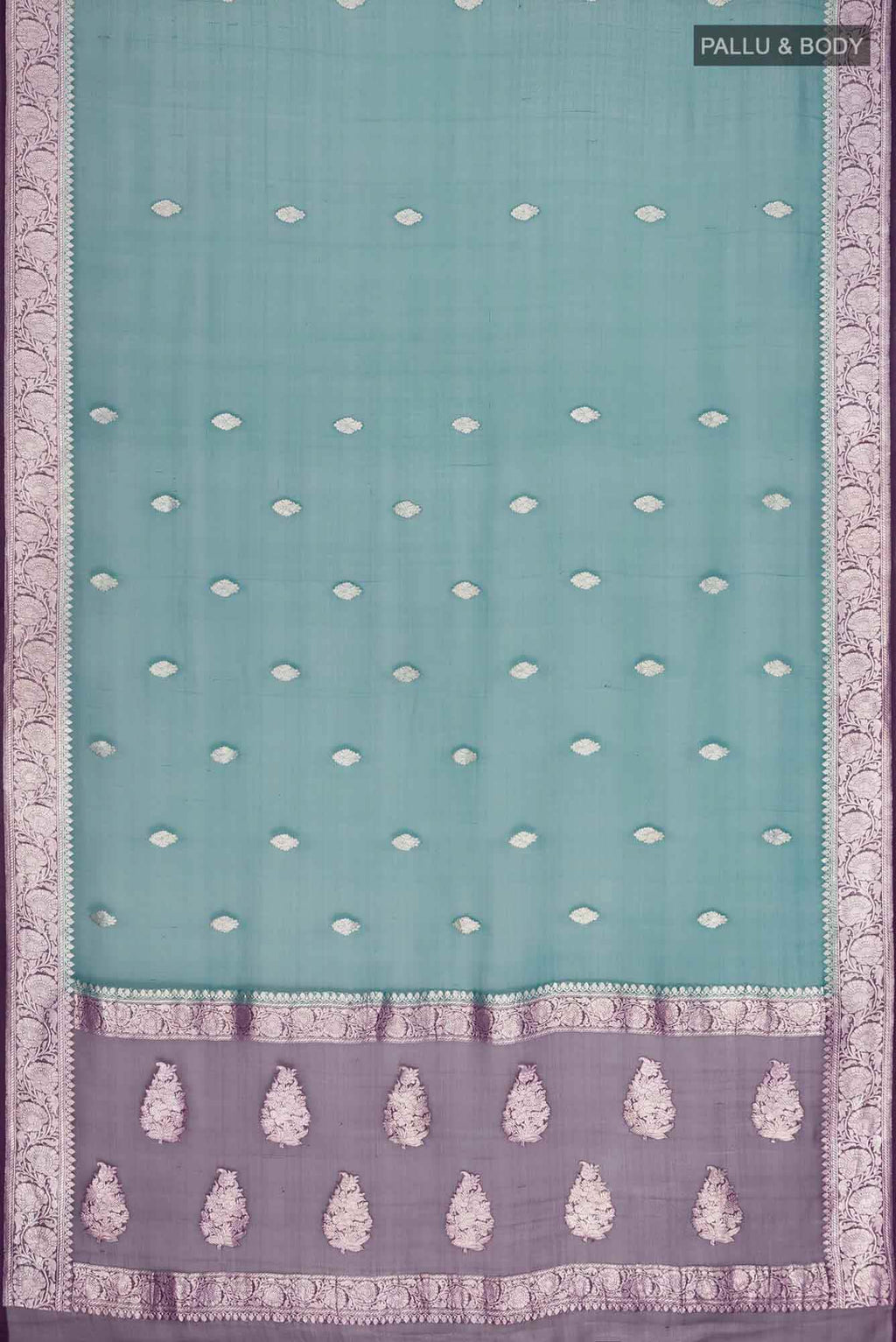 Blue Banarasi Georgette Saree