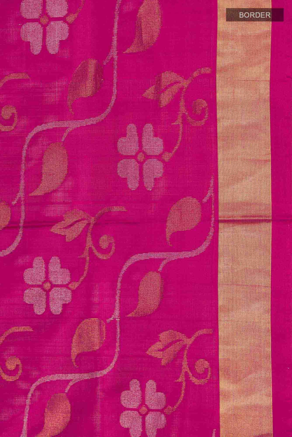 Pink Uppada Silk Saree