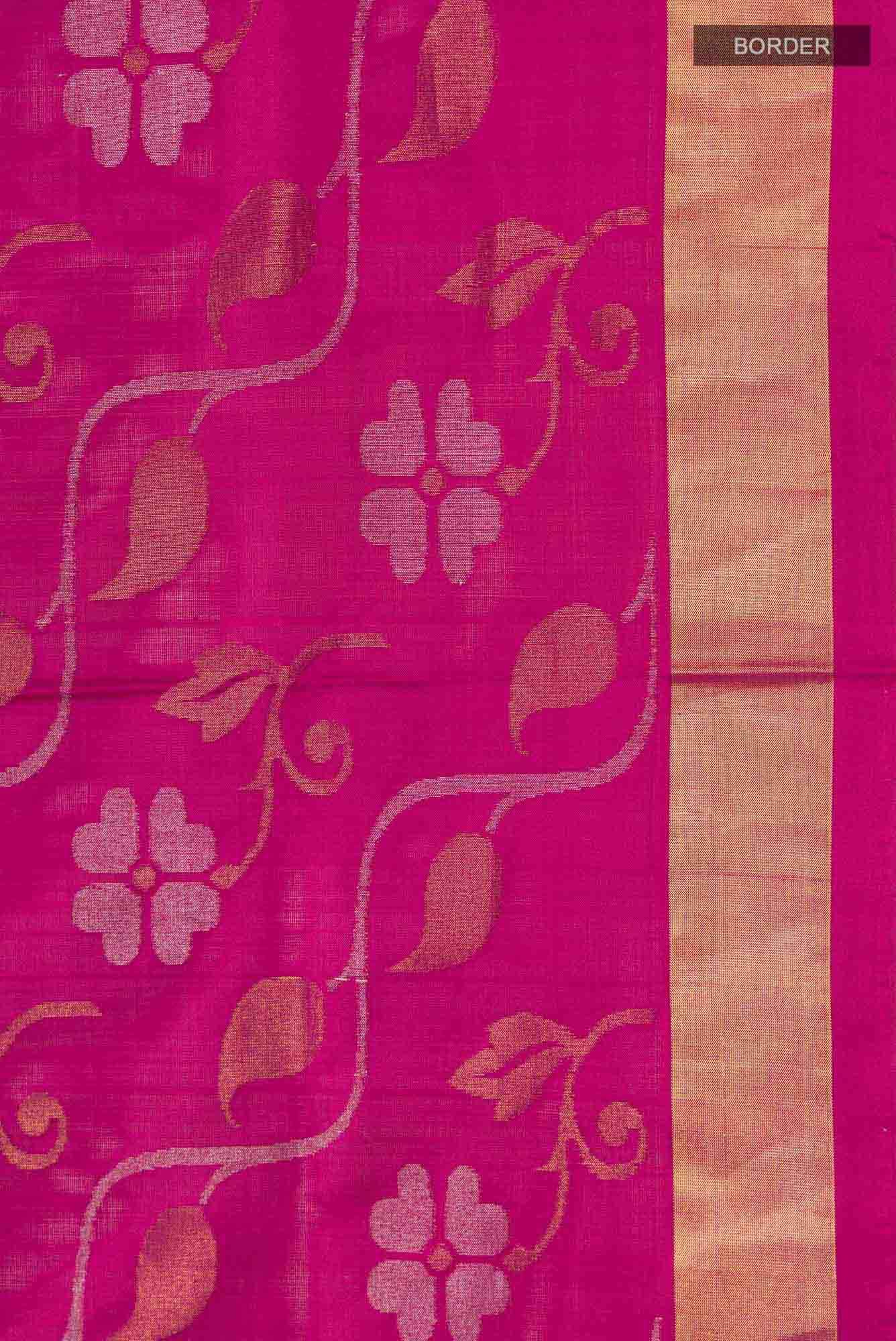 Pink Uppada Silk Saree