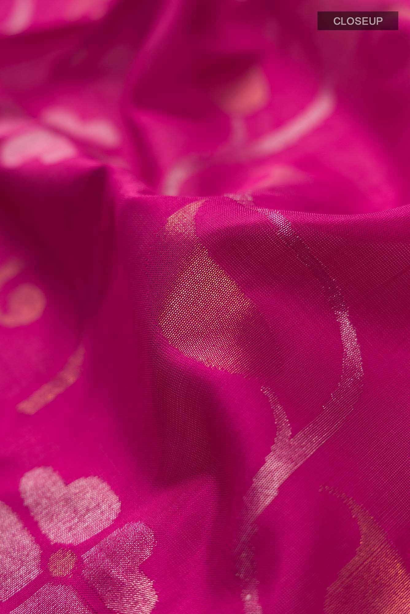 Pink Uppada Silk Saree