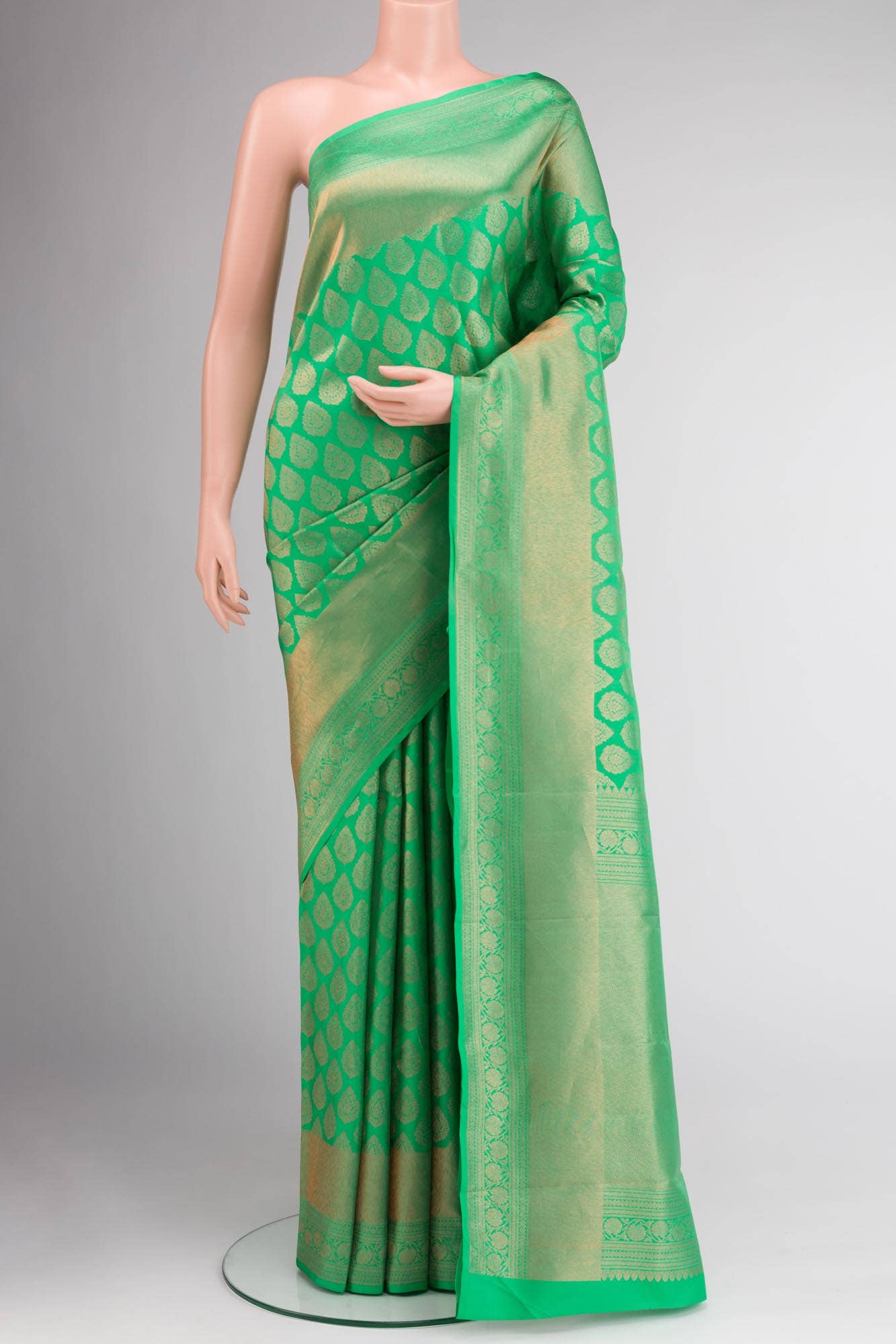 Green Kanchipuram Silk Saree