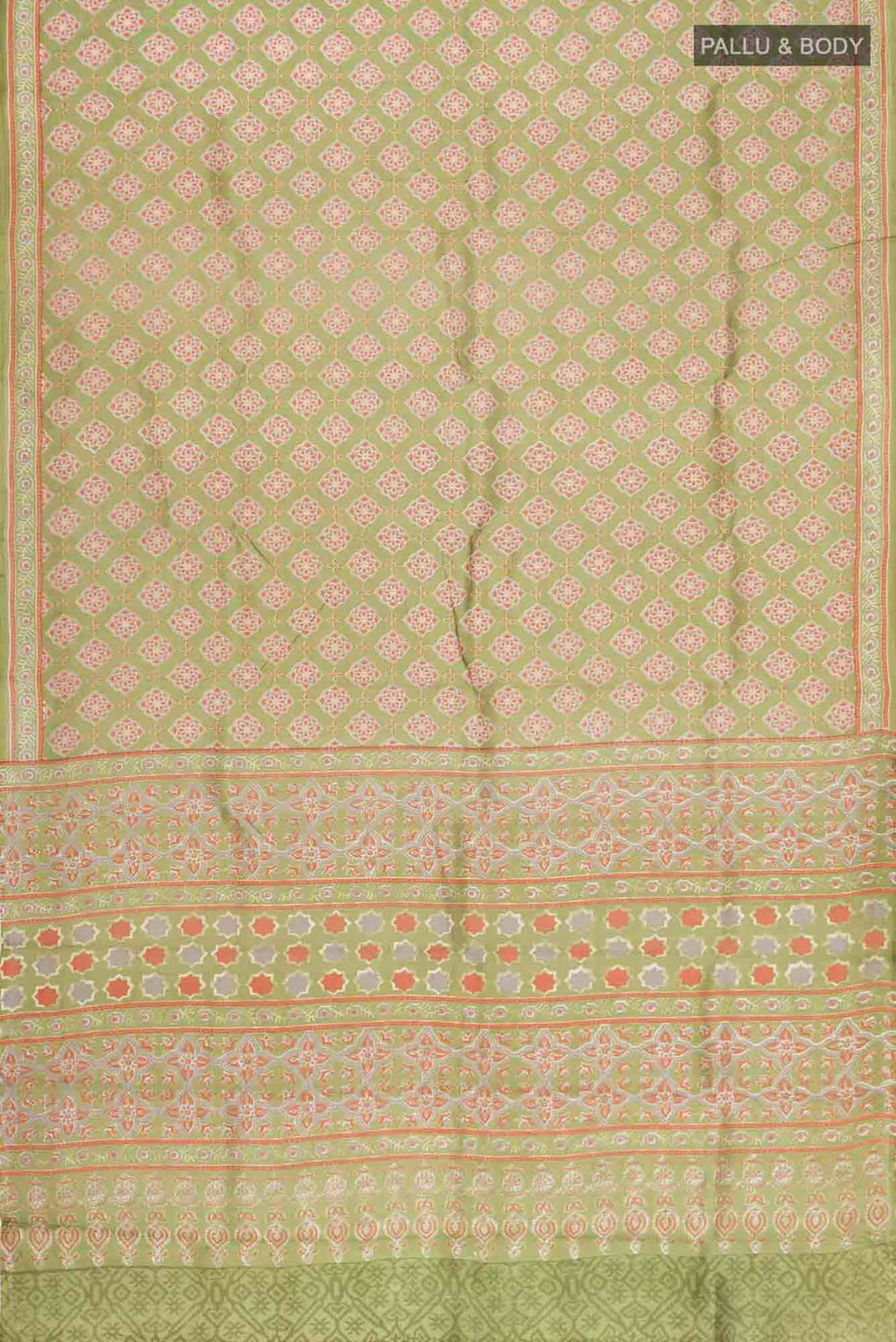 Green Bangalore Silk Saree