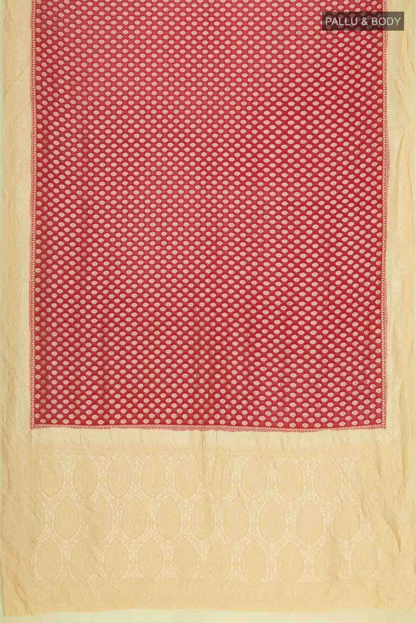 Red Banarasi Georgette Saree