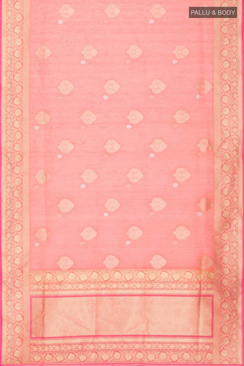 Pink Banarasi Silk Saree