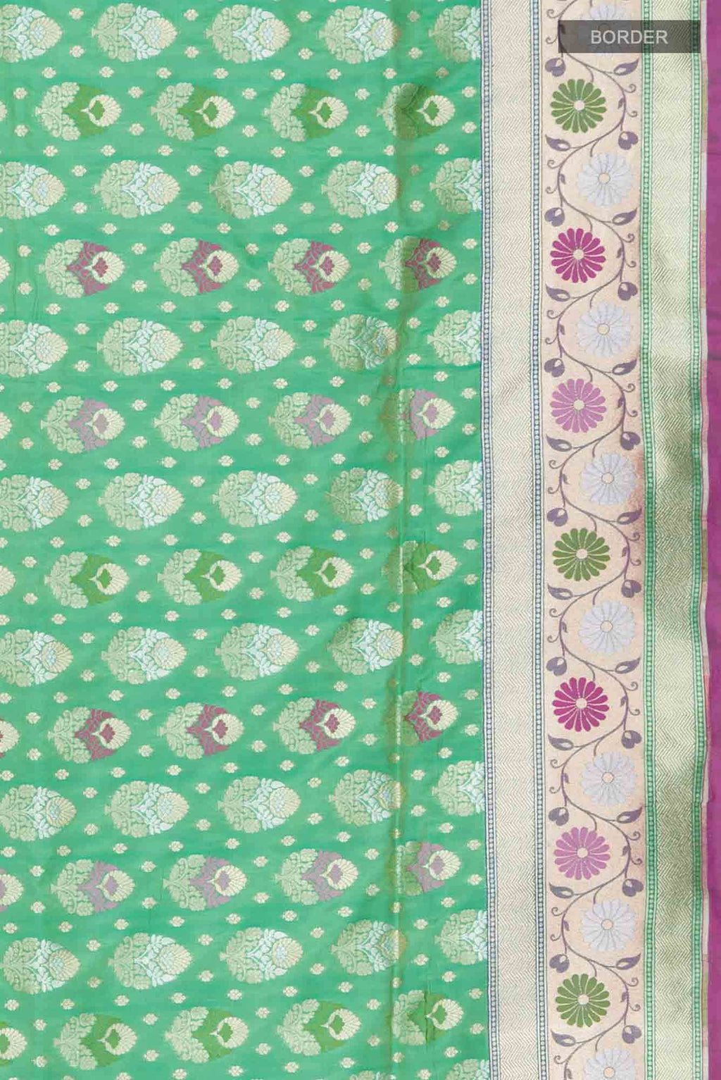 Green Banarasi Silk Saree