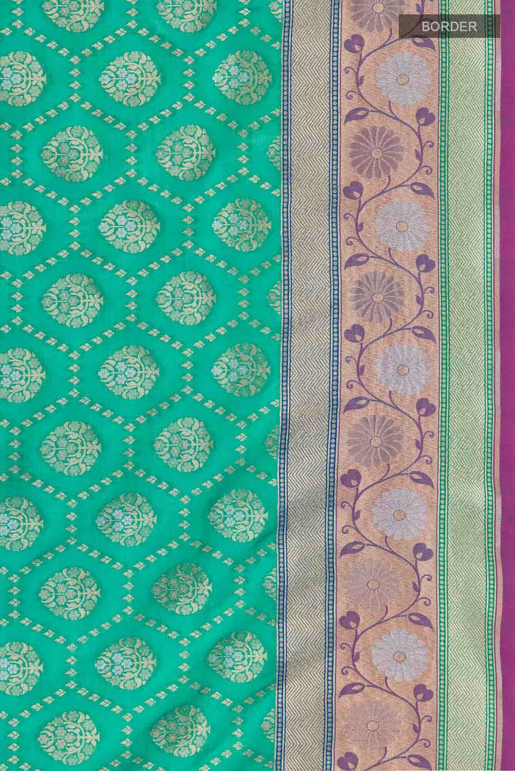 Green Banarasi Silk Saree