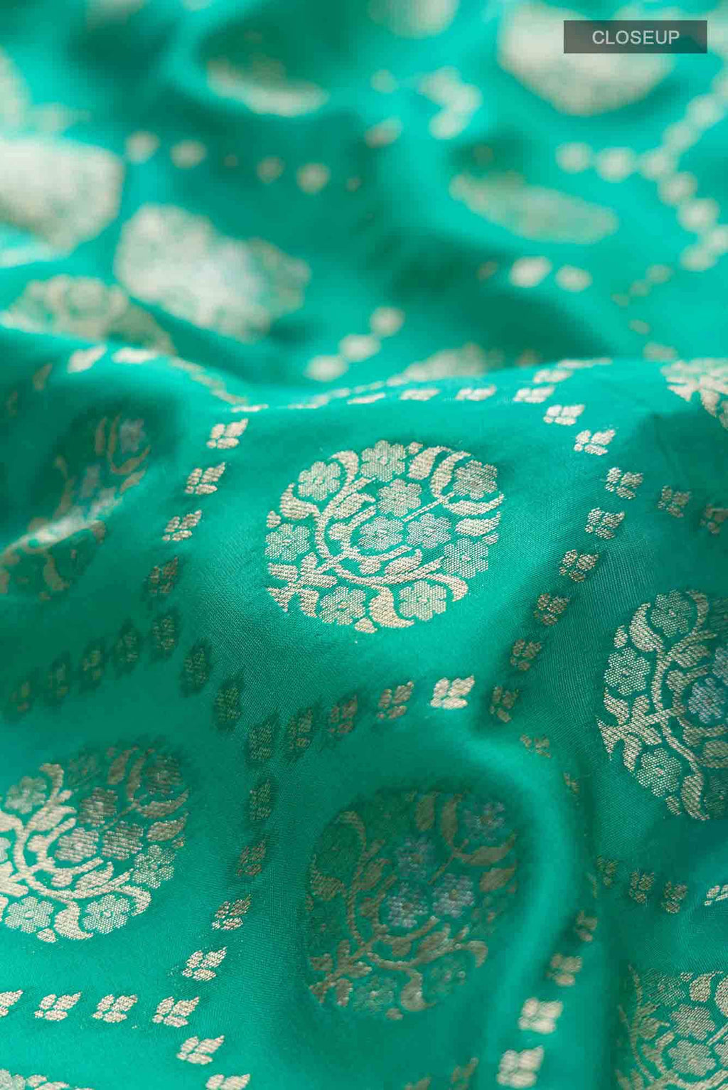 Green Banarasi Silk Saree