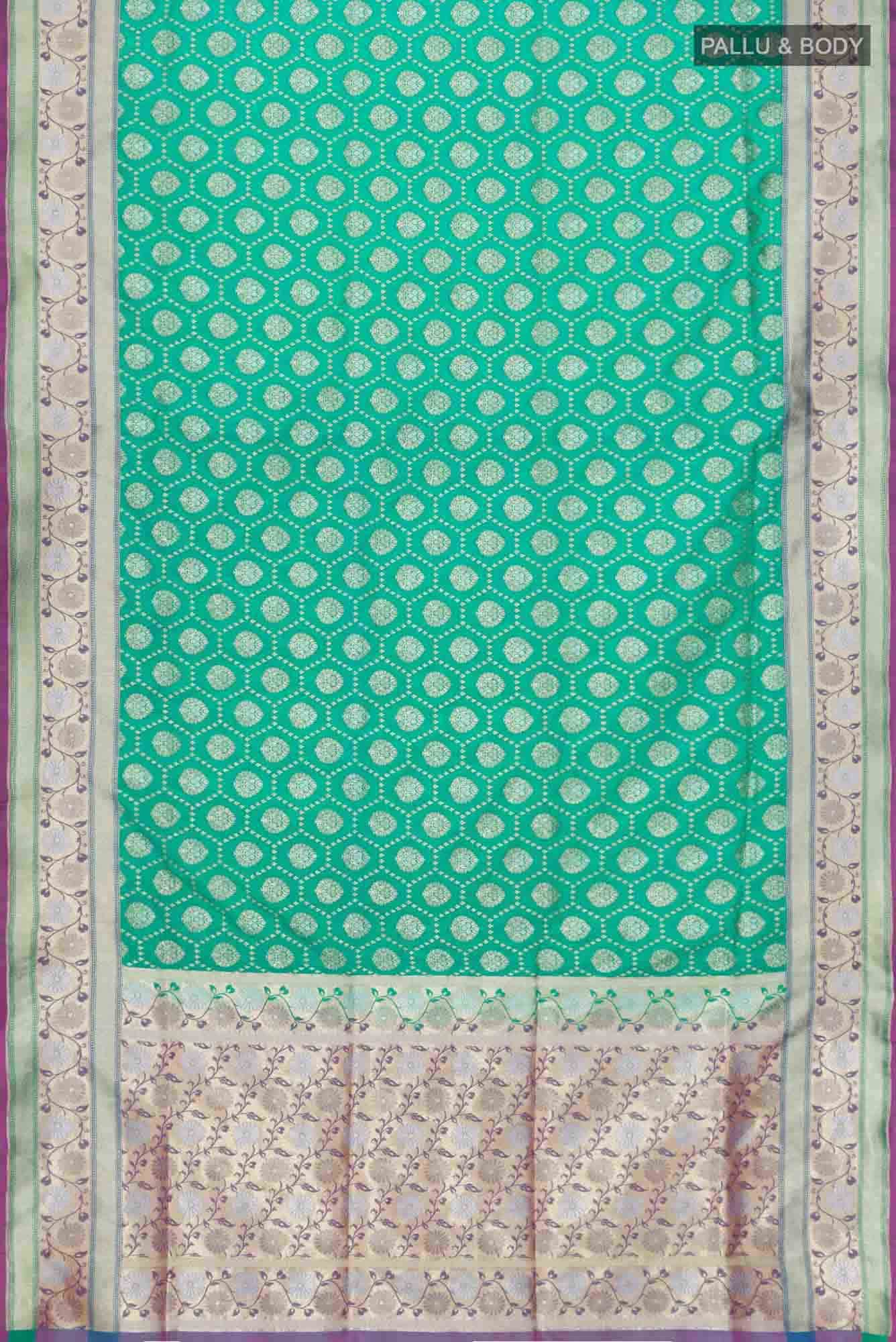 Green Banarasi Silk Saree