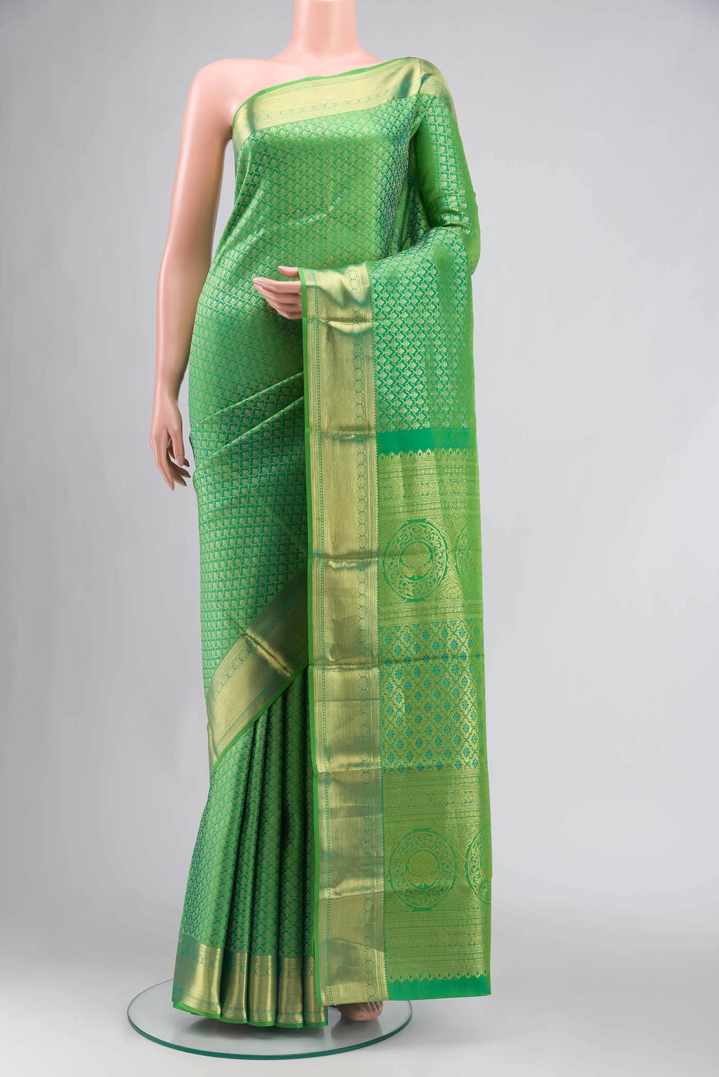 Green Kanchipuram Silk Saree
