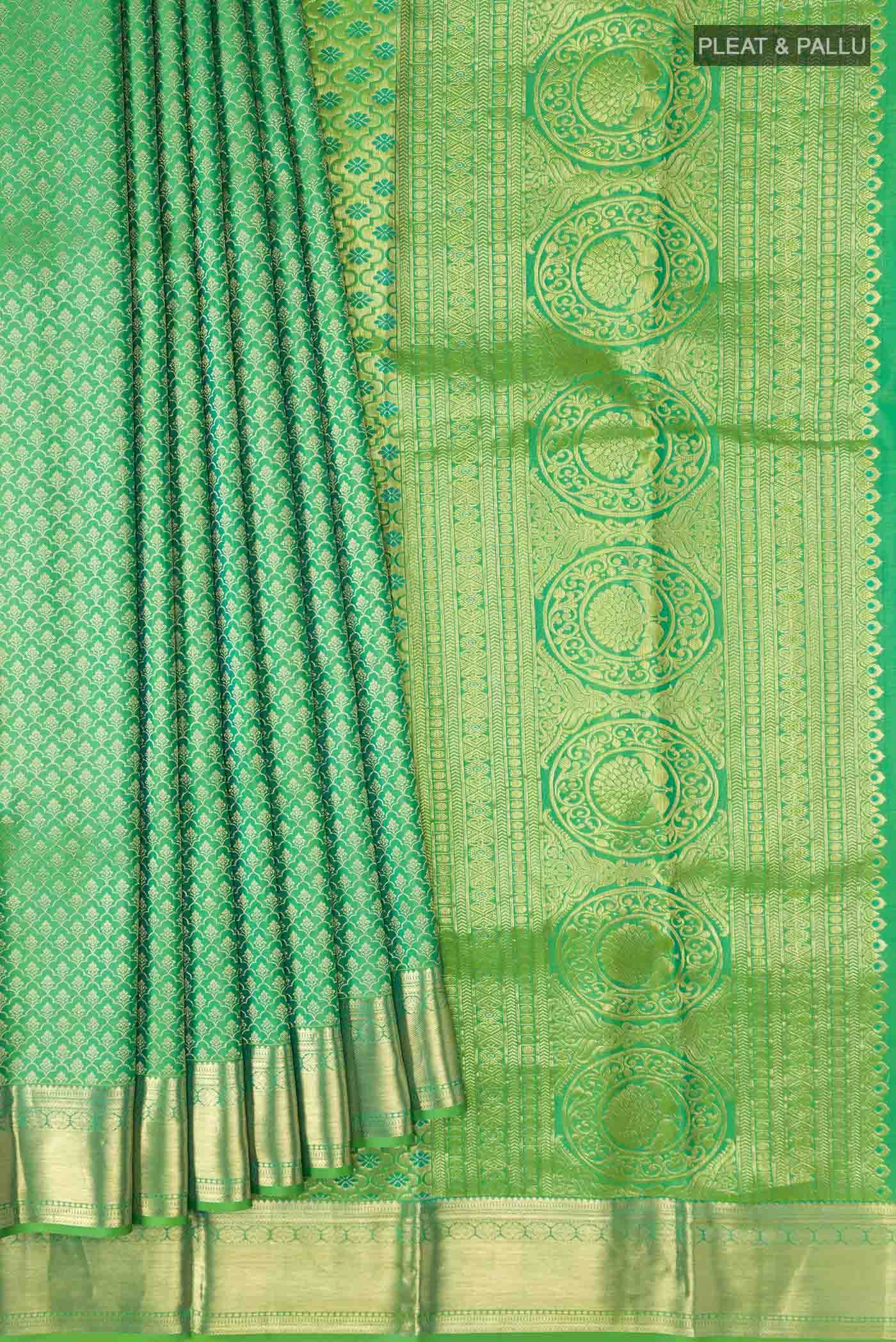 Green Kanchipuram Silk Saree