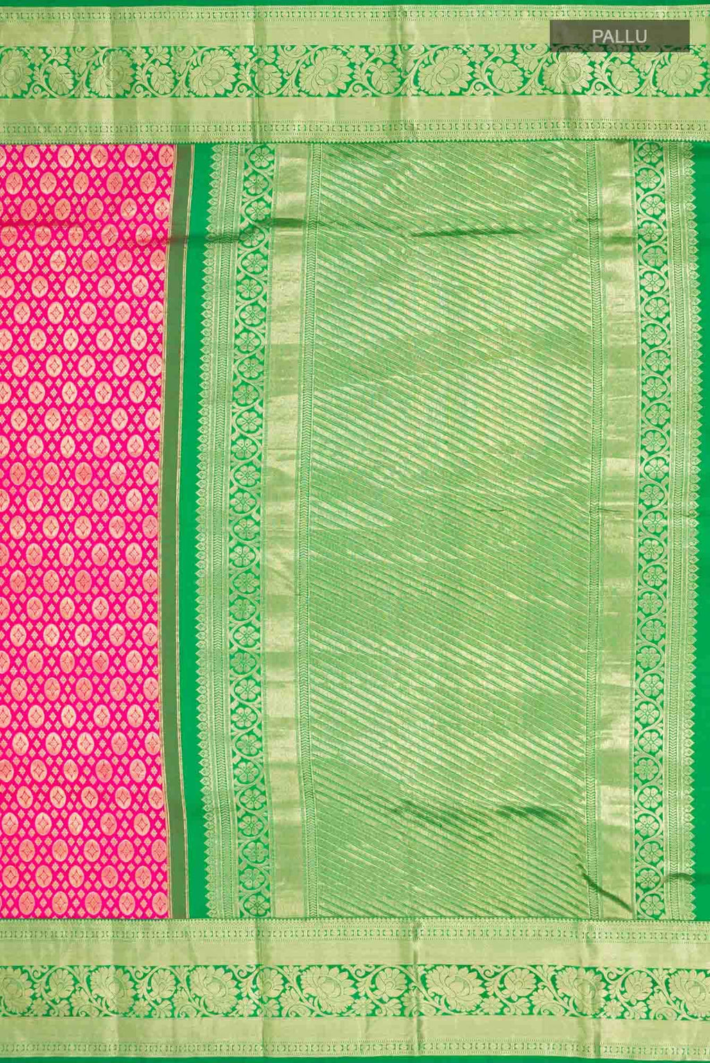 Pink Kanchipuram Silk Saree