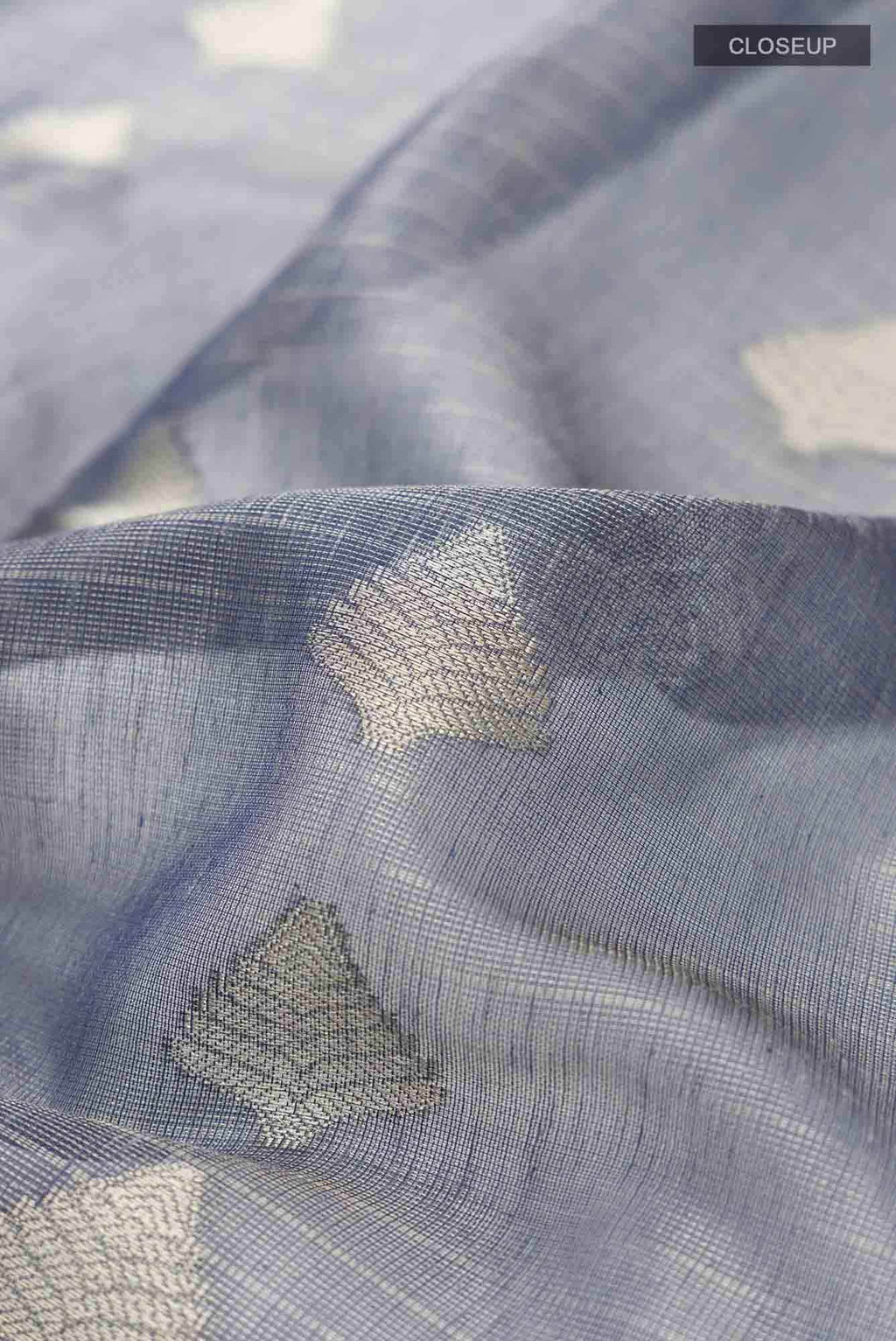 Blue Banarasi Silk Cotton Saree