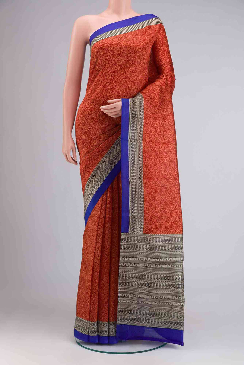 Red Bangalore Silk Saree