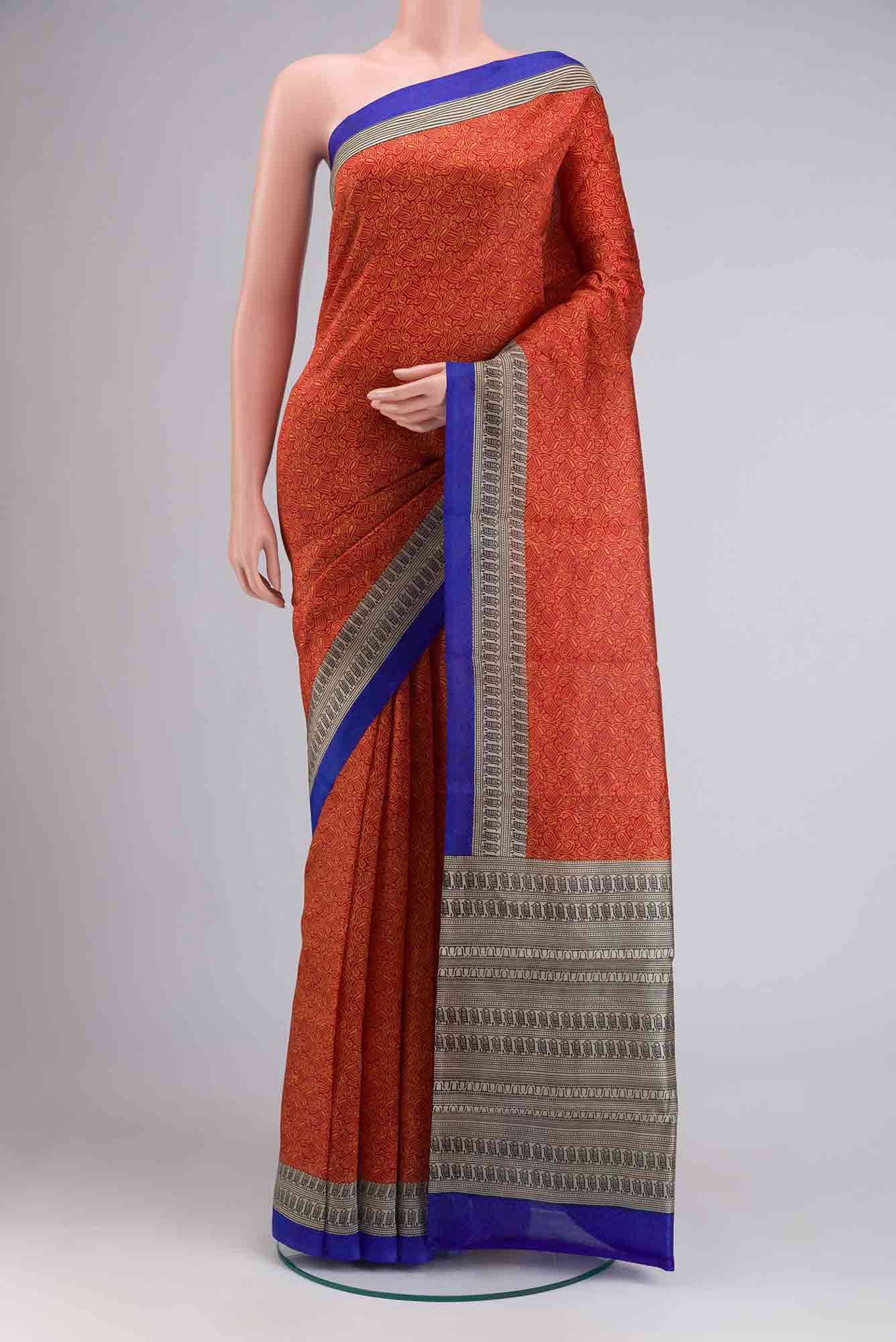 Red Bangalore Silk Saree