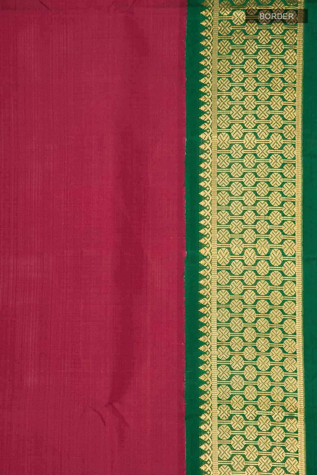 Pure Silk Pure Zari Pink Kanchipuram Nine Yards Saree