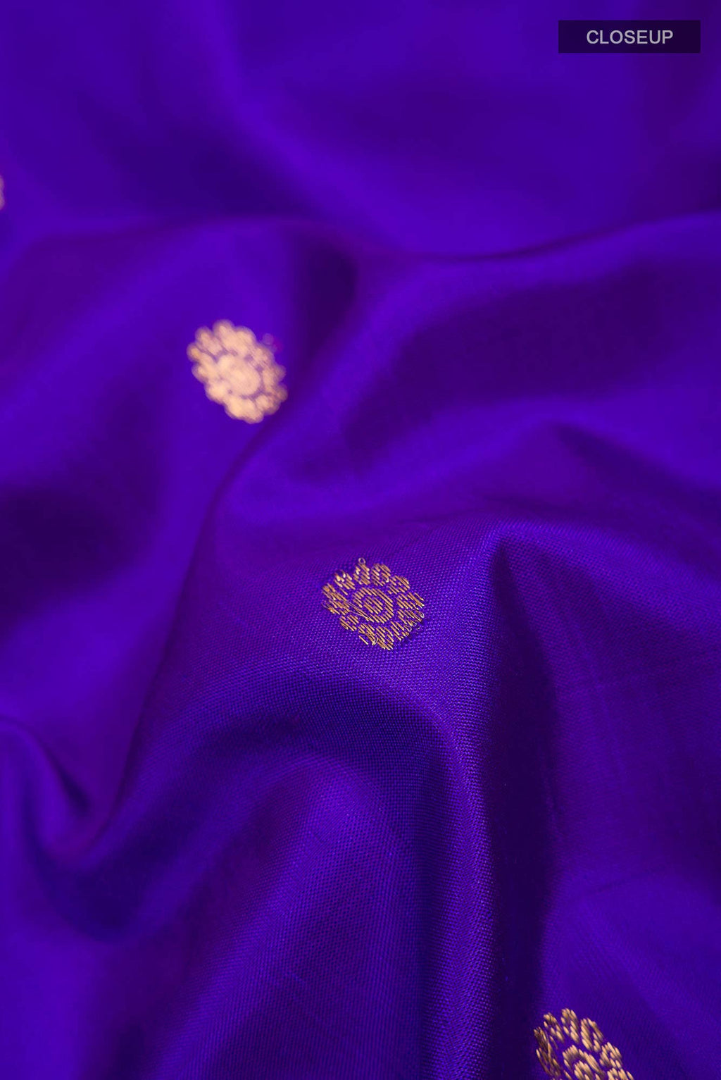 Blue Gadwal Silk Saree
