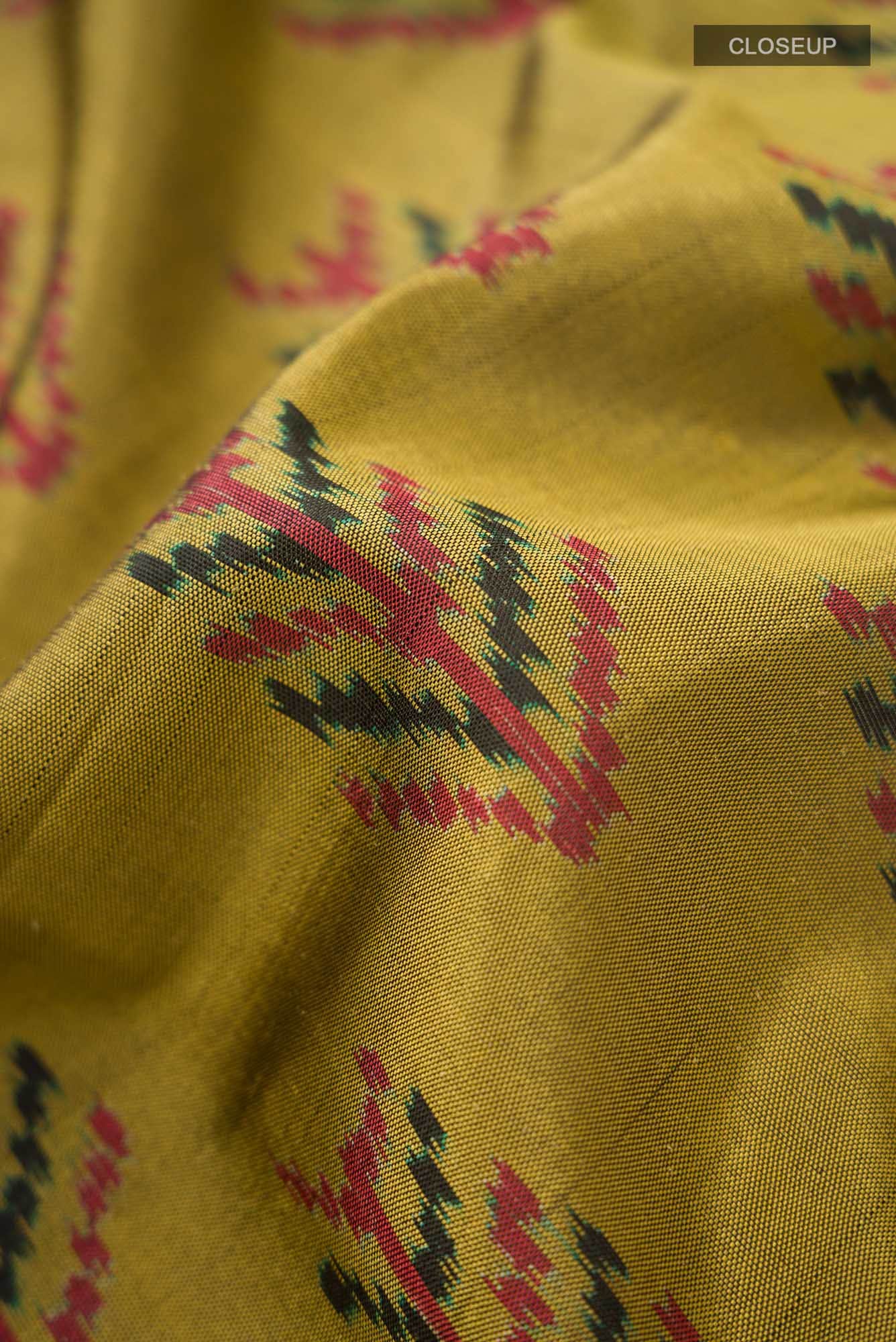 Black Dual Tone Rajkot Patola Silk Saree