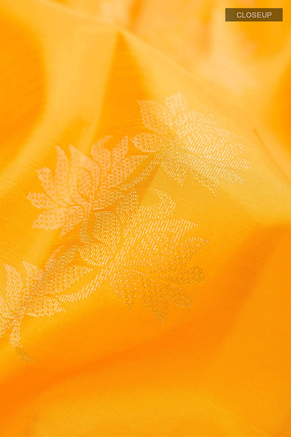 Yellow Kanchipuram Silk Saree