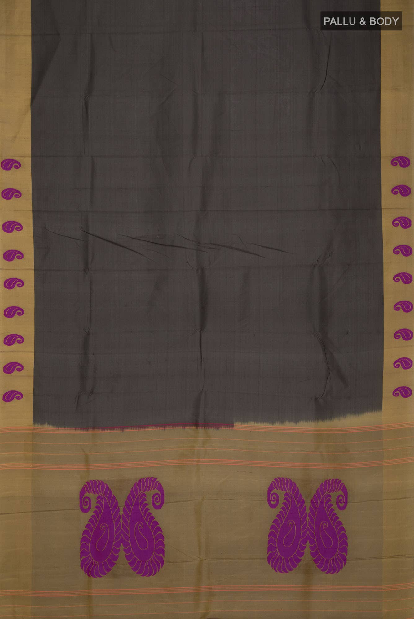 Black Kanchipuram Silk Saree