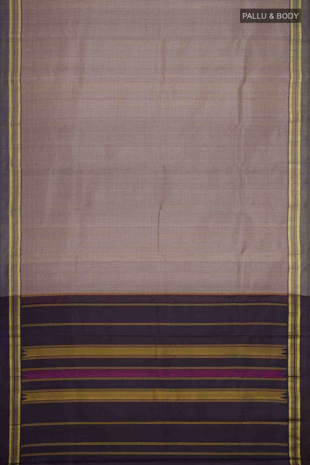 Beige Kanchipuram Silk Saree