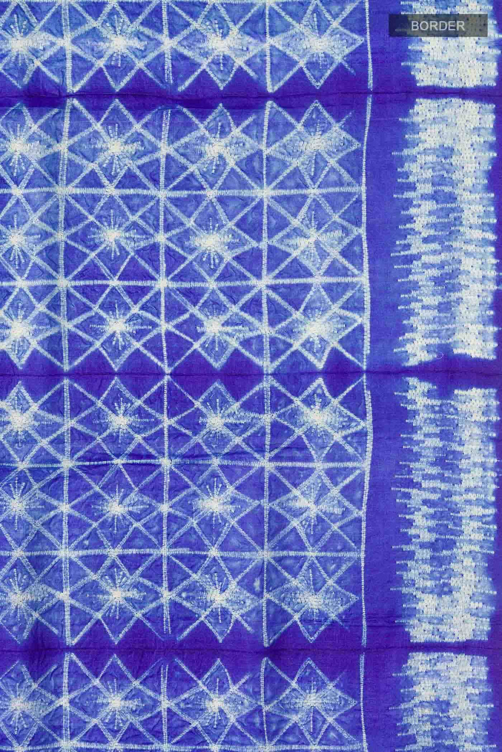Blue Bhagalpuri Tussar Silk Saree