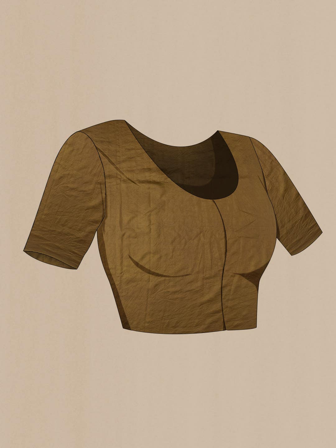 Green Bhagalpuri Tussar Silk Saree