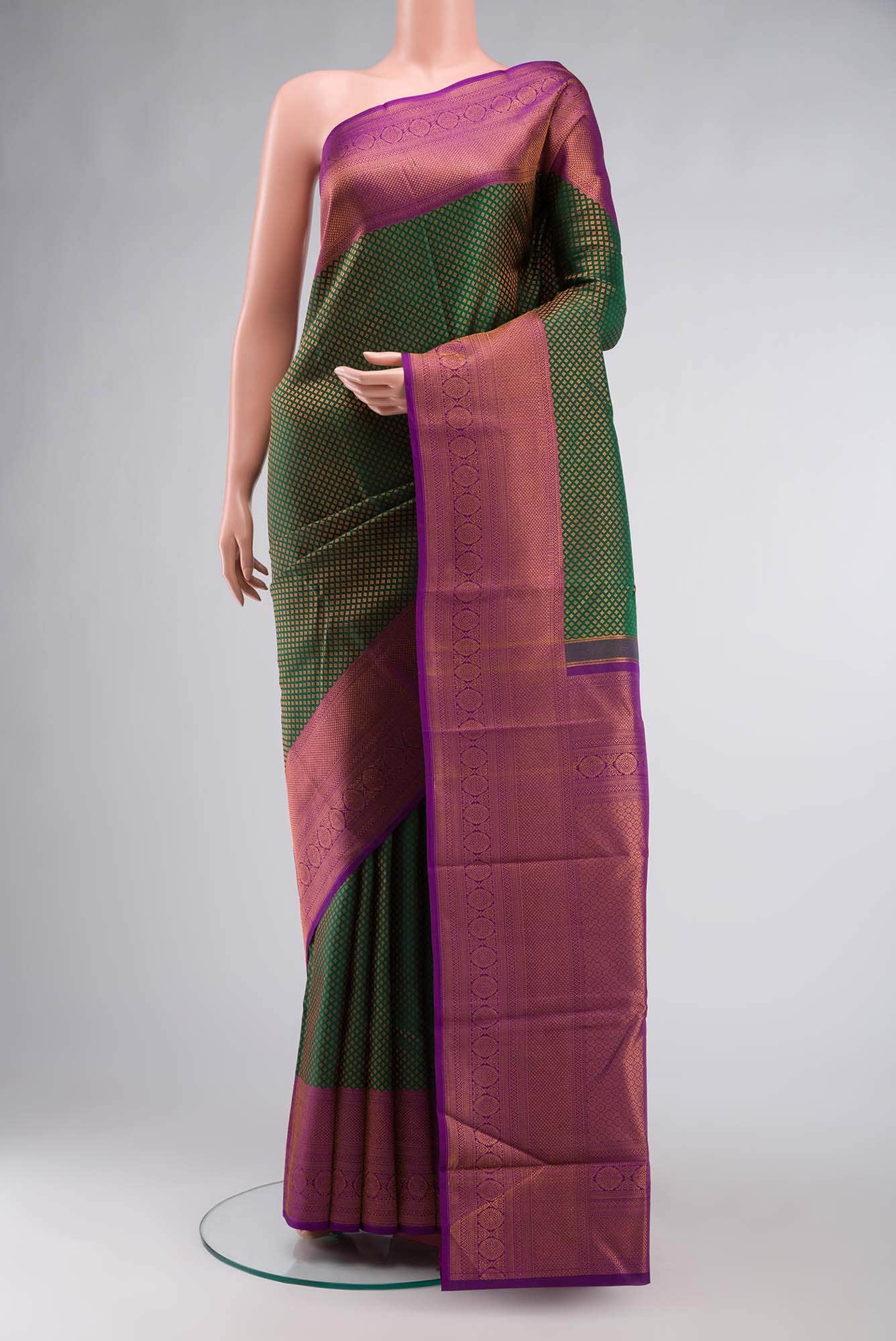 Green Kanchipuram Silk Saree