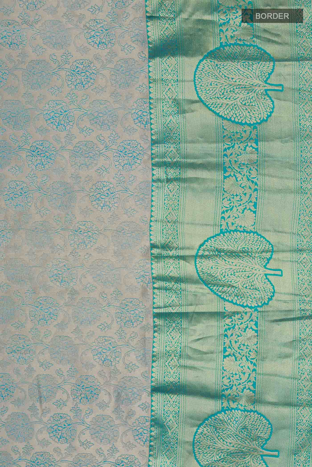 Blue Kanchipuram Silk Saree